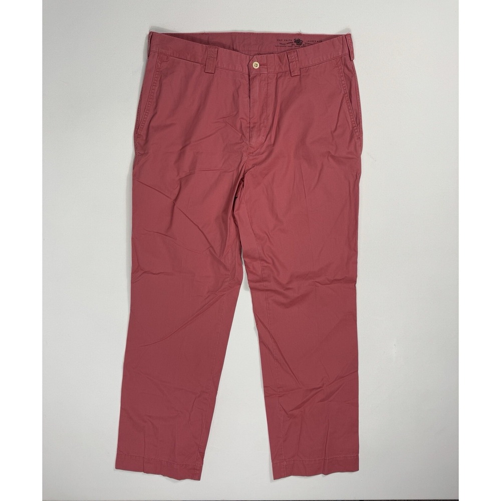Polo Ralph Lauren Suffield Pants Men's 33x30 (33x29) Pink Chino VTG Classic City